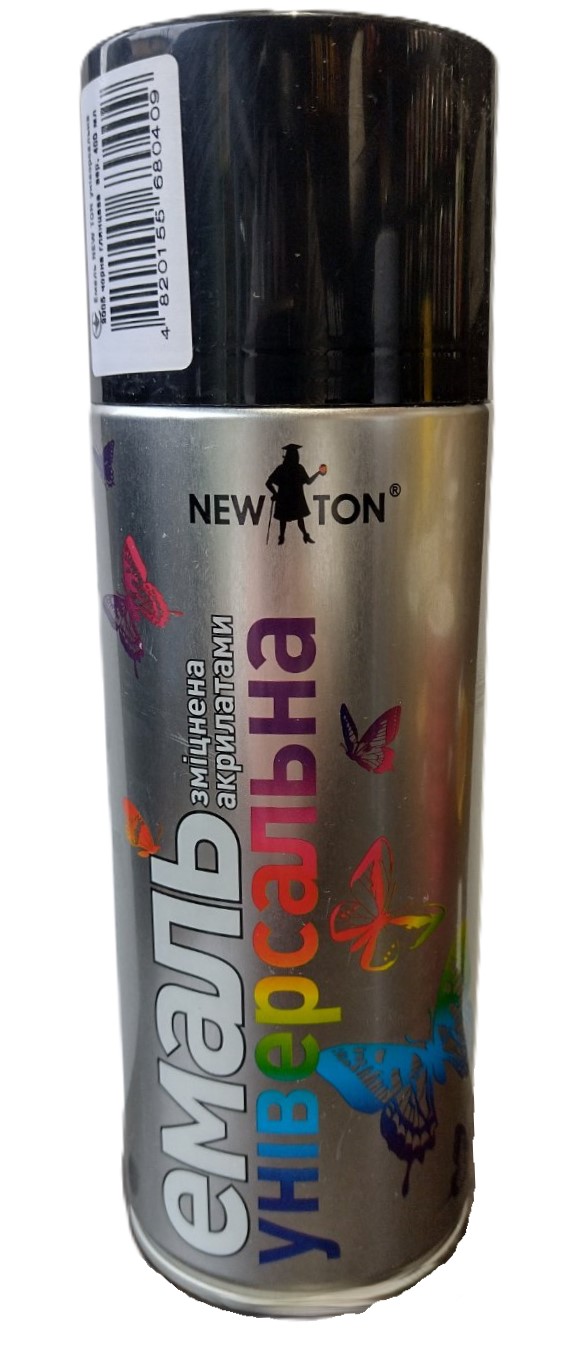 Емаль аерозольна NEWTON супер хром золото 400 мл